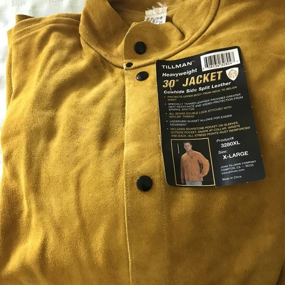 Tillman Heavyweight  30"  Cowhide Leather Jacket - Picture 1 of 3